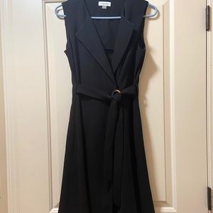 Calvin Klein Wrap-Front Dress